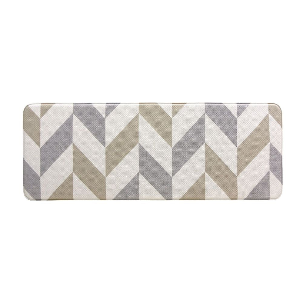 Soft Padded Kitchen Floor Mat Herringbone Gainsboro - KITCHEN - Accessories and Gadgets - Soko and Co