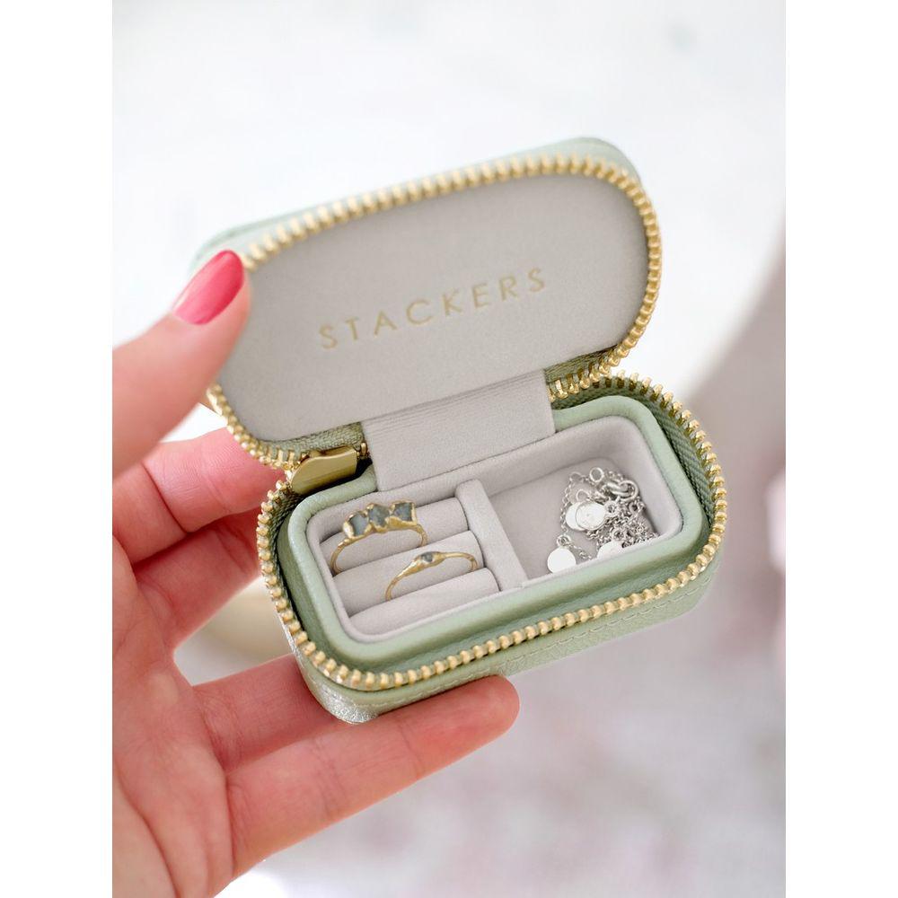 Stackers Travel Jewellery Box Small Green - BATHROOM - Accessories - Soko and Co