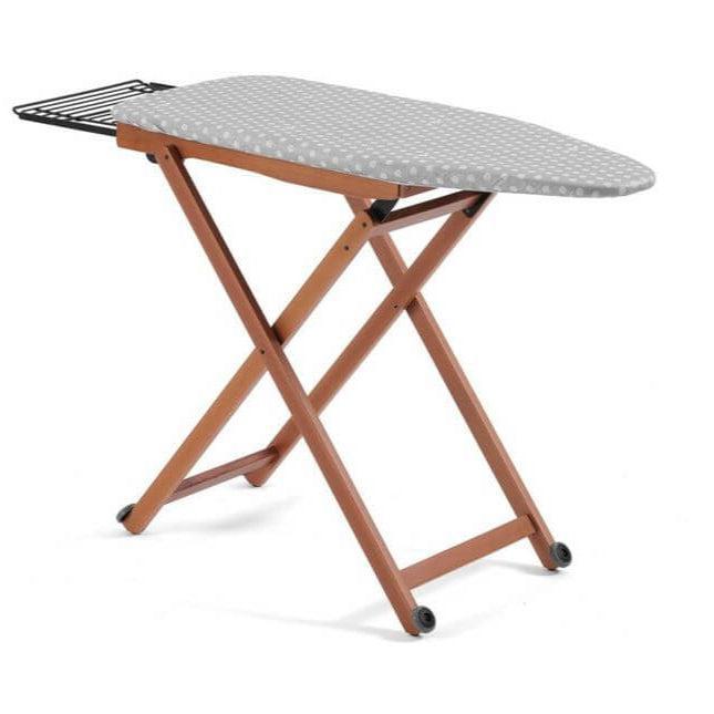 Stirolight Ironing Board on Wheels Cherry Wood - LAUNDRY - Ironing - Soko and Co