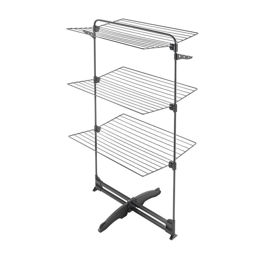 Storm Onyx 3 Tier Tower Clothes Airer Matte Black - LAUNDRY - Airers - Soko and Co