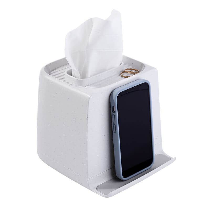 The Ledge Tissue Holder Cube - BATHROOM - Makeup Storage - Soko and Co