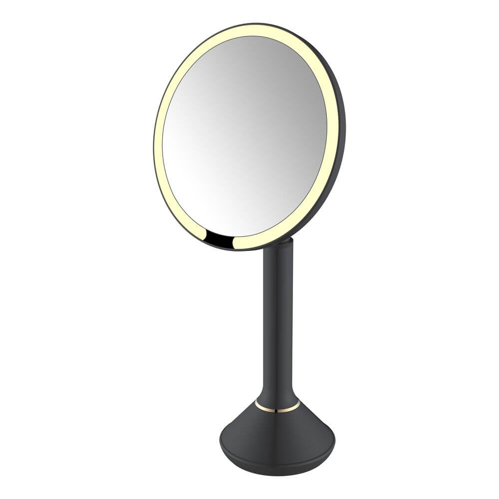 The Opal Freestanding LED 5x Magnified Mirror Black - BATHROOM - Mirrors - Soko and Co