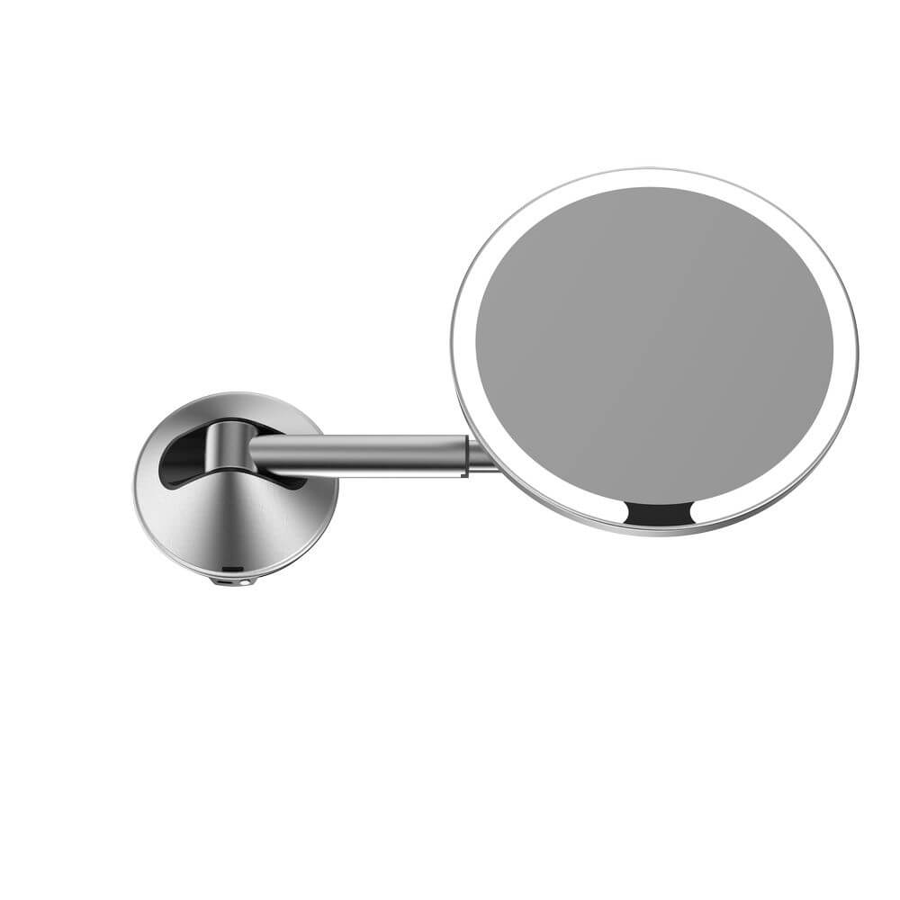 The Opal Wall-Mounted LED 5x Magnified Mirror Black - BATHROOM - Mirrors - Soko and Co