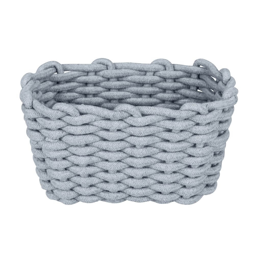 Tia Rectangular Woven Storage Basket Medium - HOME STORAGE - Baskets and Totes - Soko and Co