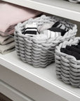 Tia Rectangular Woven Storage Basket Medium - HOME STORAGE - Baskets and Totes - Soko and Co