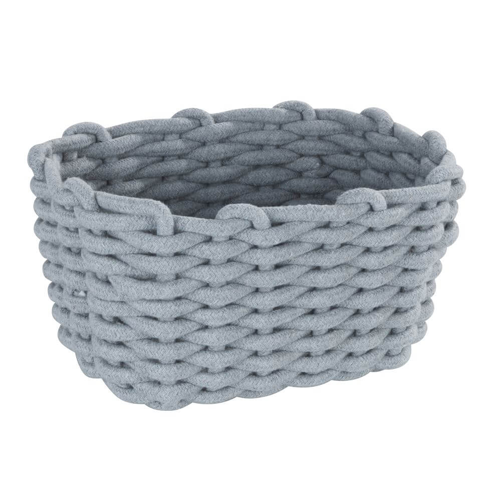 Tia Rectangular Woven Storage Basket Medium - HOME STORAGE - Baskets and Totes - Soko and Co