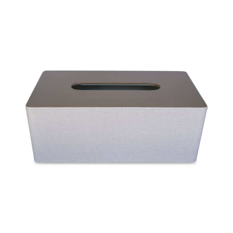 Timber Look Tissue Box Grey | Soko & Co