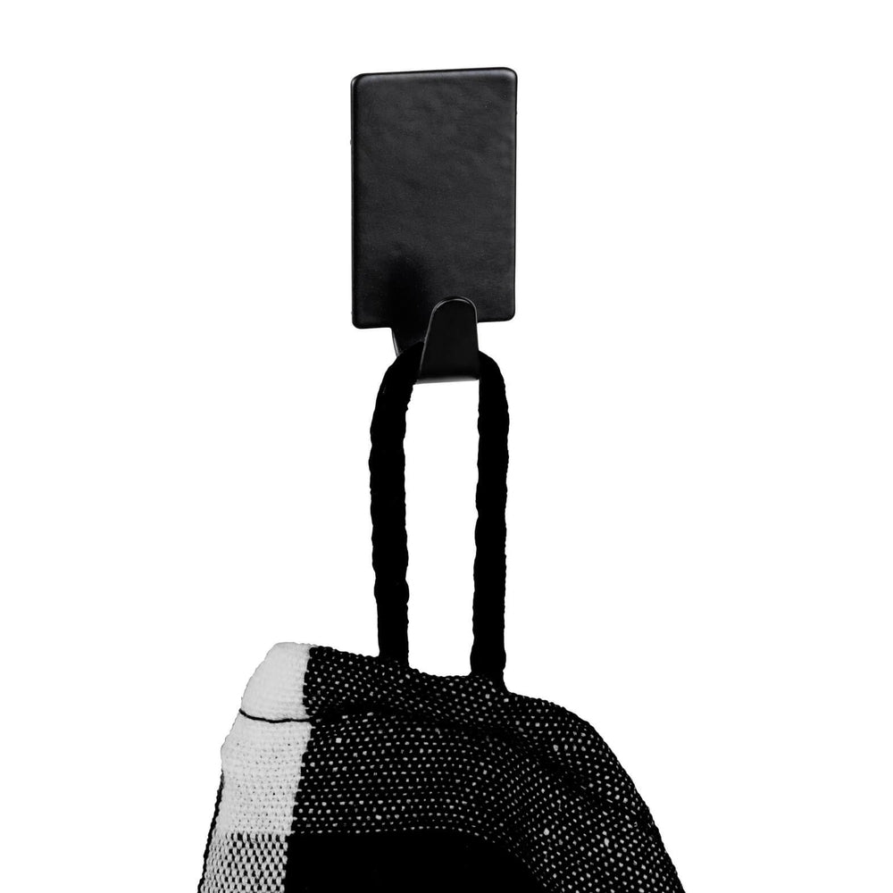 Turbo Lock Rectangular Hooks 4 Pack Matte Black | Soko & Co