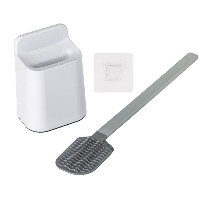 Vigar Essential Eco Wall Mounted Toilet Brush White - BATHROOM - Toilet Brushes - Soko and Co