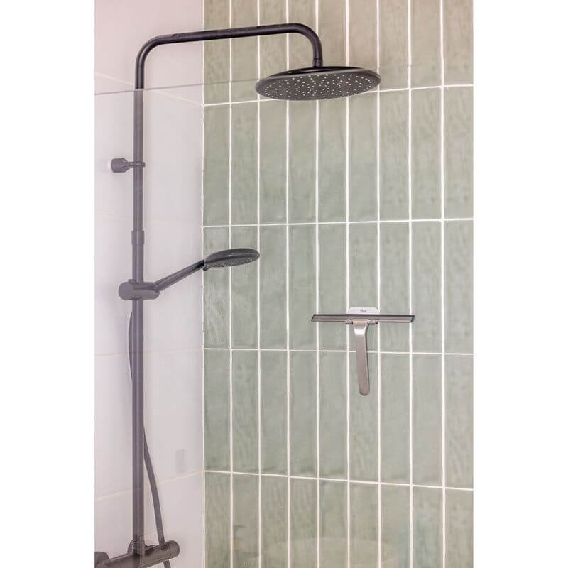 Vigar Zense Stainless Steel Squeegee with Hanger - BATHROOM - Accessories - Soko and Co