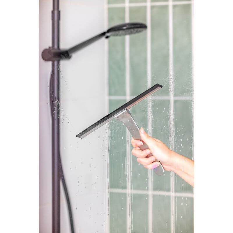 Vigar Zense Stainless Steel Squeegee with Hanger - BATHROOM - Accessories - Soko and Co