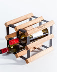 Vino Stack 12 Pocket Mahogany Wine Rack - WINE - Wine Racks - Soko and Co