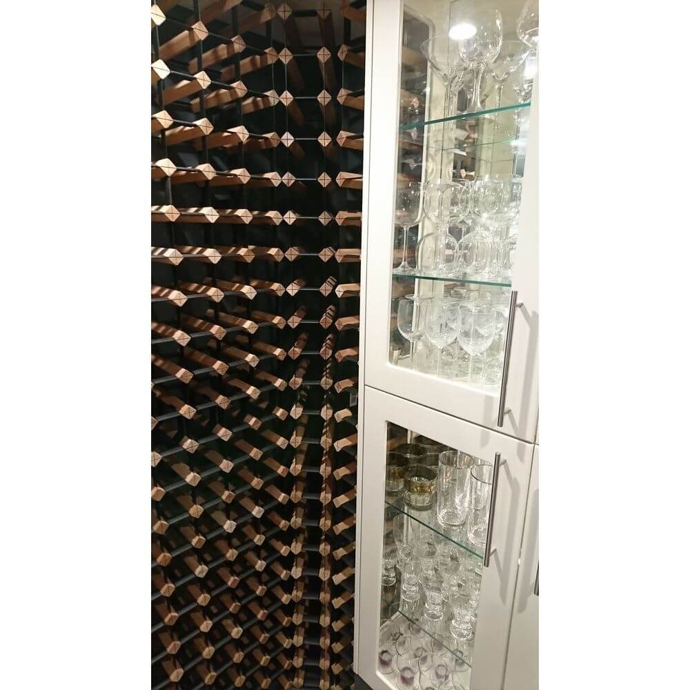 Vino Stack 12 Pocket Mahogany Wine Rack - WINE - Wine Racks - Soko and Co