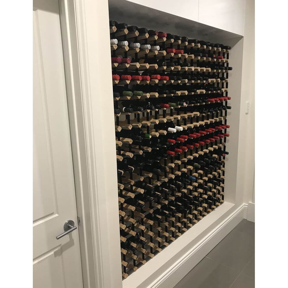 Vino Stack 4 Pocket Mahogany Wine Rack | Soko & Co