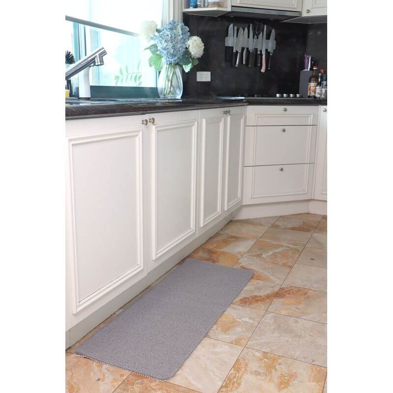 White Magic Non-slip Shower Mat Platinum
