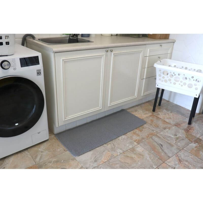 White Magic Non-slip Shower Mat Platinum