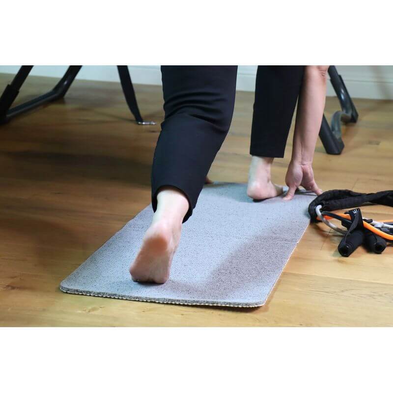 White Magic Non-slip Shower Mat Platinum