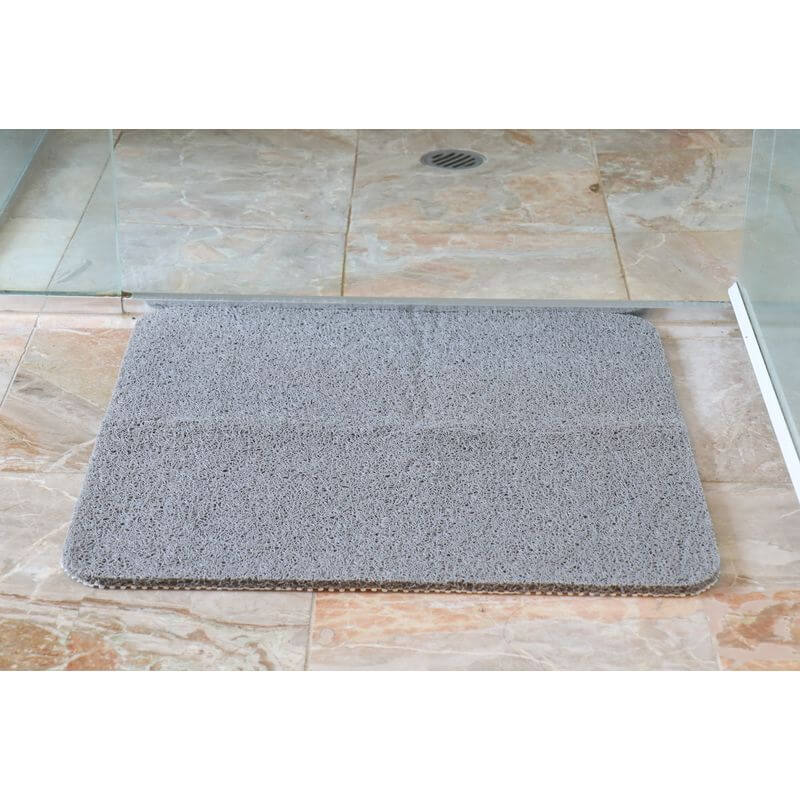 White Magic Non-slip Shower Mat Square Platinum - BATHROOM - Safety - Soko and Co