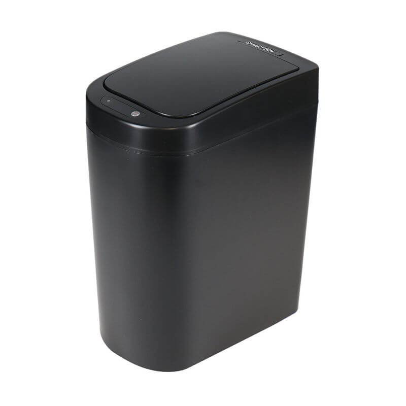 White Magic Smart Bathroom Bin Black - BATHROOM - Bins - Soko and Co