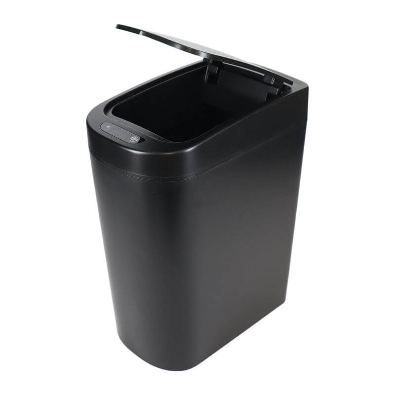 White Magic Smart Bathroom Bin Black - BATHROOM - Bins - Soko and Co
