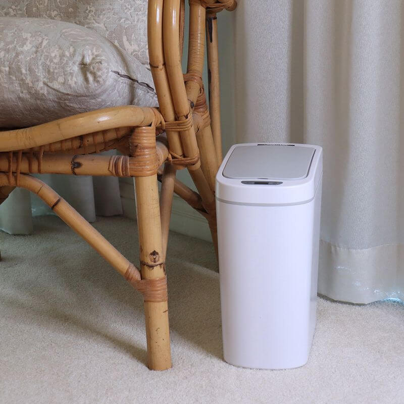 White Magic Smart Bathroom Bin White - BATHROOM - Bins - Soko and Co