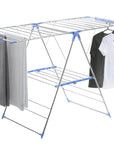 Wide 28 Rail Stainless Steel A-Frame Clothes Airer & Bonus Hangers - LAUNDRY - Airers - Soko and Co