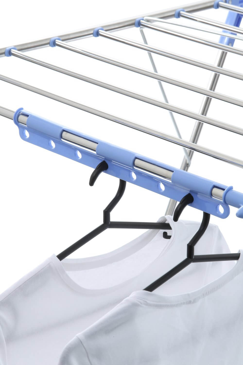 Wide 28 Rail Stainless Steel A-Frame Clothes Airer &amp; Bonus Hangers - LAUNDRY - Airers - Soko and Co