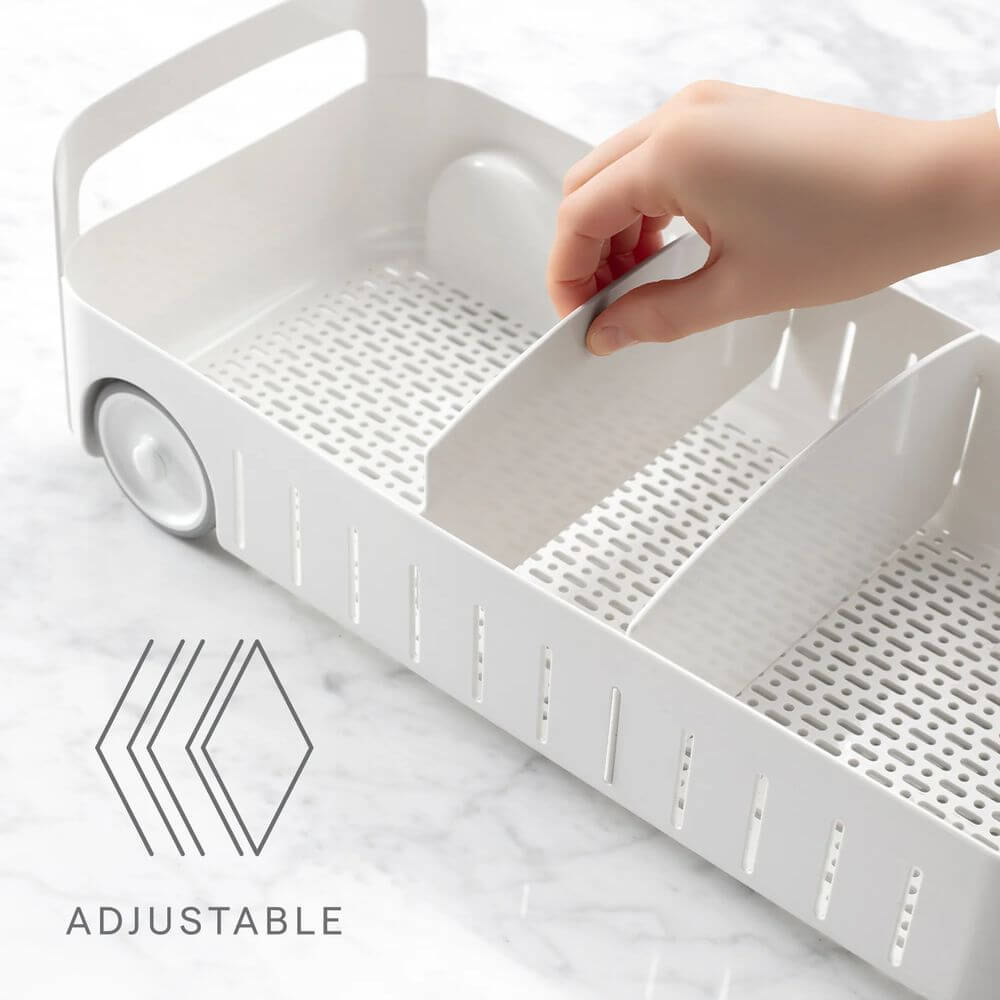Youcopia RollOut Large Under Sink Caddy White - KITCHEN - Organising Containers - Soko and Co