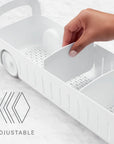 Youcopia RollOut Small Under Sink Caddy White - KITCHEN - Organising Containers - Soko and Co