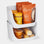 Youcopia ShelfBin Stacking Containers 2 Pack White - KITCHEN - Organising Containers - Soko and Co