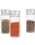 115ml Square Glass Spice Jar - KITCHEN - Food Containers - Soko and Co