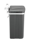 12L Over Cabinet Door Kitchen Rubbish Bin Grey - KITCHEN - Bins - Soko and Co