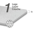 130x52cm Ironing Board Felt Foam Underlay - LAUNDRY - Ironing Board Covers - Soko and Co
