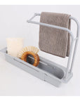 2 Rail Expandable Over Sink Caddy Grey - KITCHEN - Sink - Soko and Co