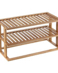 2 Tier Rectangular Bamboo Pantry Shelf - KITCHEN - Shelves and Racks - Soko and Co