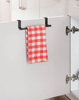 22-35cm Expandable Over Door Tea Towel Rail Matte Black - KITCHEN - Sink - Soko and Co