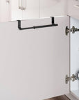 22-35cm Expandable Over Door Tea Towel Rail Matte Black - KITCHEN - Sink - Soko and Co