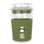 235ml All Glass Insulated Reusable Coffee Cup Olive Green - LIFESTYLE - Coffee Mugs - Soko and Co