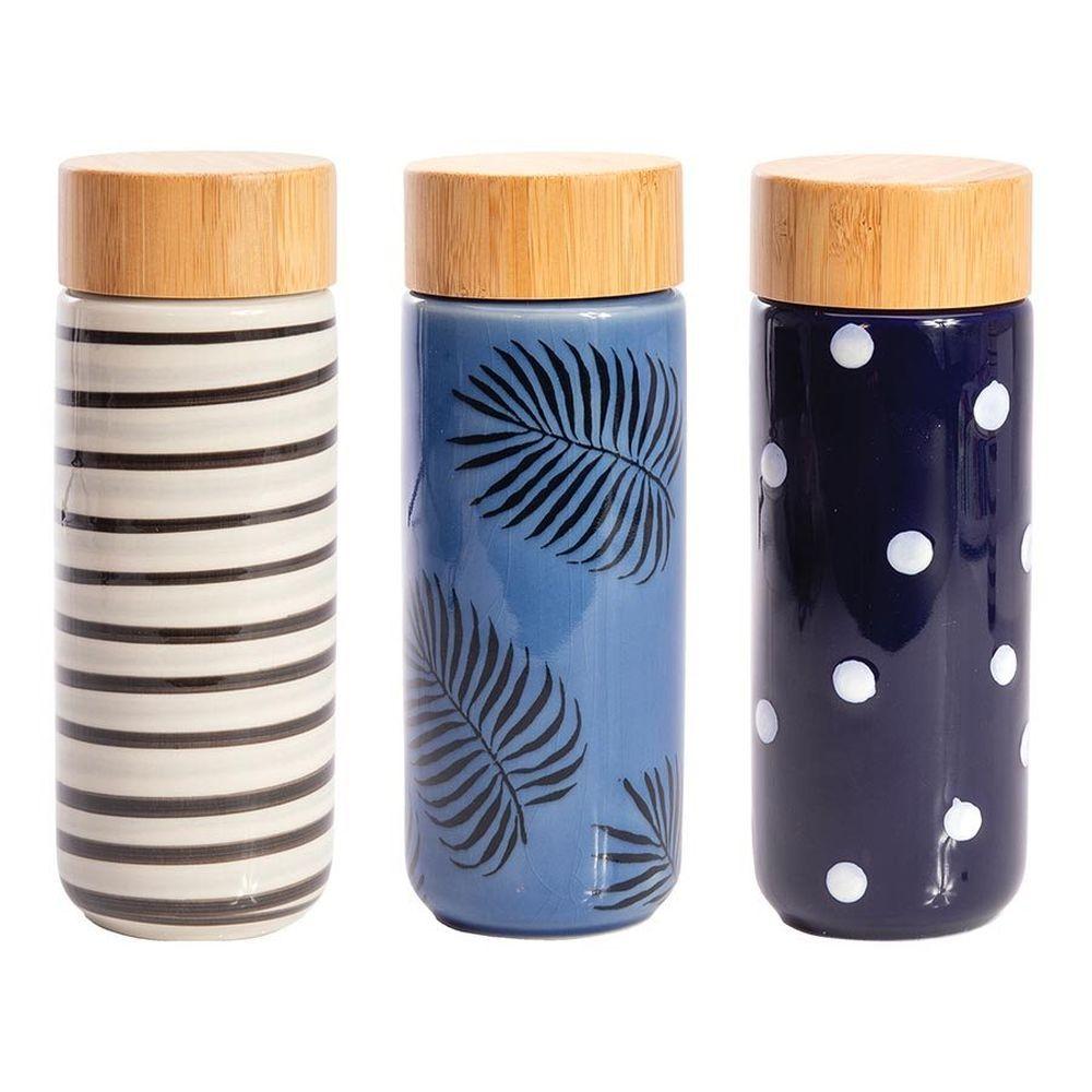 300ml Insulated Ceramic Water Bottle Patterns - LIFESTYLE - Water Bottles - Soko and Co