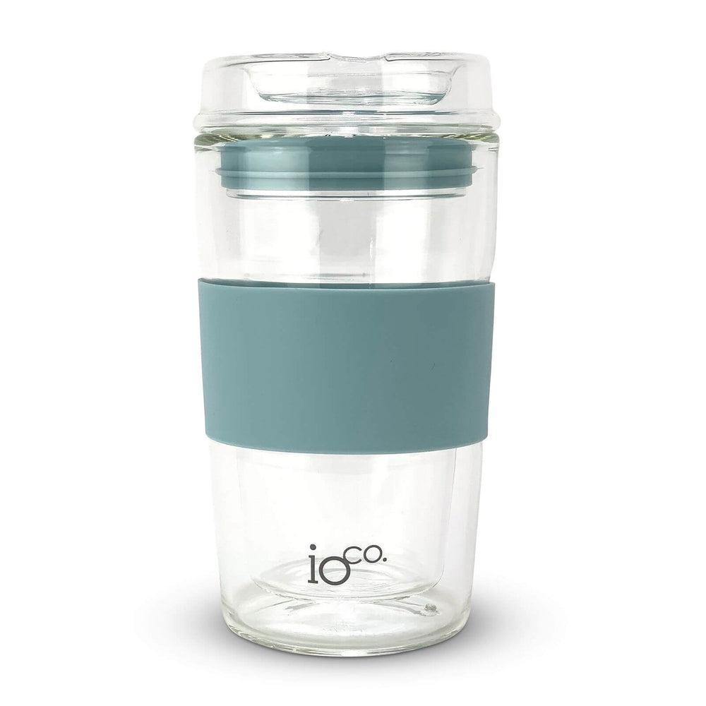 355ml All Glass Insulated Reusable Coffee Cup Ocean Blue - LIFESTYLE - Coffee Mugs - Soko and Co