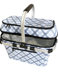 4 Person Insulated Picnic Basket Gingham - LIFESTYLE - Picnic - Soko and Co