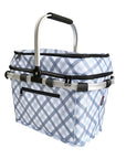 4 Person Insulated Picnic Basket Gingham - LIFESTYLE - Picnic - Soko and Co