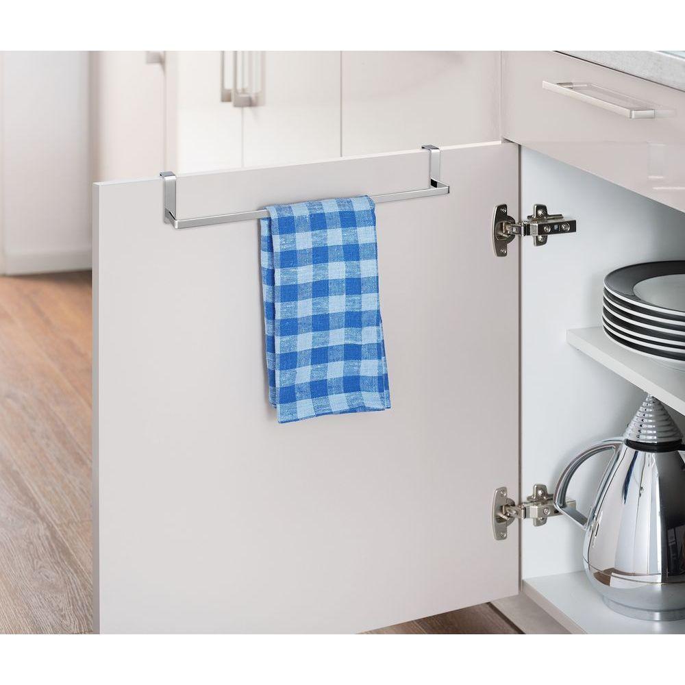 40cm Over Door Tea Towel Rail Chrome - KITCHEN - Sink - Soko and Co