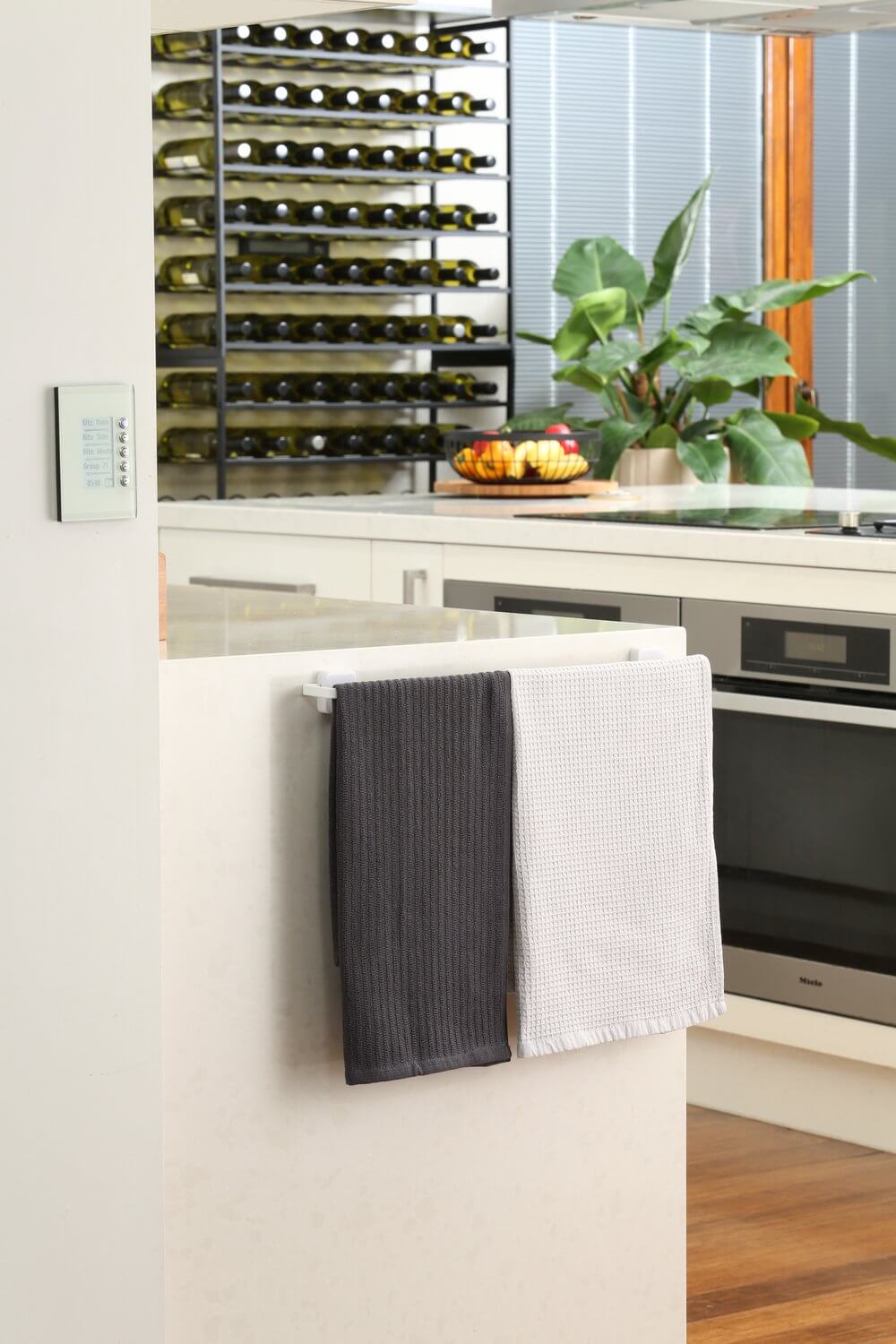 45cm Flat Style Towel Rail White - BATHROOM - Towel Racks - Soko and Co