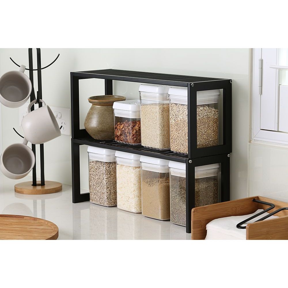 Black deals pantry shelves