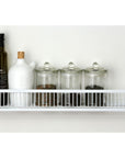 48cm Wall Mounted Spice Rack White - KITCHEN - Spice Racks - Soko and Co