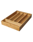 5 Compartment Bamboo Cutlery Tray - KITCHEN - Cutlery Trays - Soko and Co