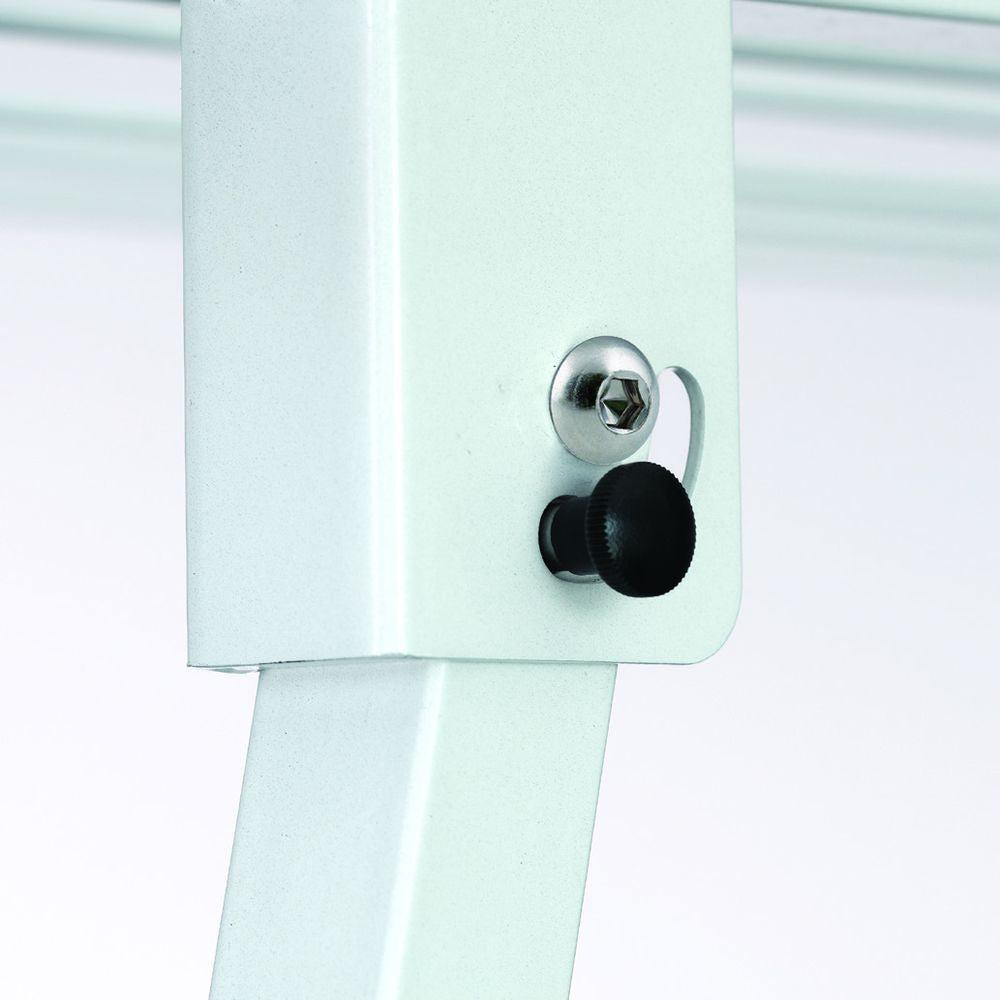 8 Rail Lightweight Freestanding Clothesline & Clothes Airer White - LAUNDRY - Airers - Soko and Co