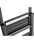 Alu Design 3 Step Compact Step Ladder Black - LAUNDRY - Ladders - Soko and Co