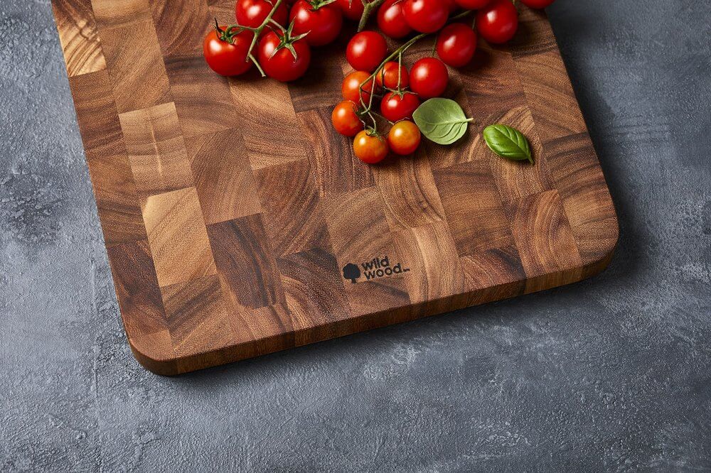 Avoca End Grain Acacia Chopping Board Large - KITCHEN - Bench - Soko and Co